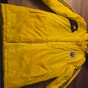 Adidas Vibrant Yellow Puffer Jacket